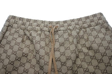 画像をギャラリービューアに読み込む, 極美品 GUCCI グッチ パンツ GGキャンバス ジョギングパンツ ベージュ サイズ46 569769 ZKU09 中古 54585