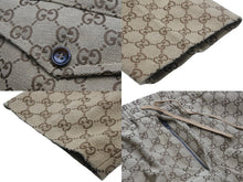 画像をギャラリービューアに読み込む, 極美品 GUCCI グッチ パンツ GGキャンバス ジョギングパンツ ベージュ サイズ46 569769 ZKU09 中古 54585