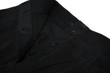 Load image into Gallery viewer, LOUIS VUITTON ルイヴィトン ハイウエストカーゴパンツ RW211B AN1 FKPX74 ブラック グレー シルバー金具 サイズ36 美品 中古 54588
