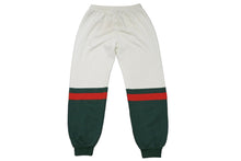 画像をギャラリービューアに読み込む, GUCCI グッチ パンツ ブロックスウェットジョギングロングパンツ サイズL 20AW ホワイト 625403XJCSU ゴールド金具 美品 中古 54594