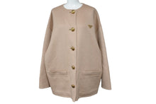 画像をギャラリービューアに読み込む, 極美品 PRADA プラダ ジャケット ダブルウール キャバンジャケット サイズ38 22aw RN98339 ゴールド金具 中古 54597