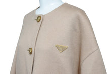 画像をギャラリービューアに読み込む, 極美品 PRADA プラダ ジャケット ダブルウール キャバンジャケット サイズ38 22aw RN98339 ゴールド金具 中古 54597