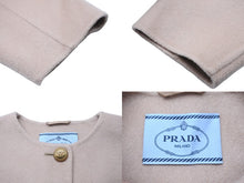 画像をギャラリービューアに読み込む, 極美品 PRADA プラダ ジャケット ダブルウール キャバンジャケット サイズ38 22aw RN98339 ゴールド金具 中古 54597