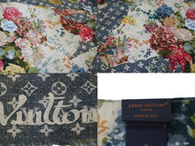 画像をギャラリービューアに読み込む, 極美品 LOUIS VUITTON ルイ・ヴィトン ストール エトール・モノグラム タペストリー MP3401 マルチカラー 中古 54598