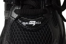 画像をギャラリービューアに読み込む, 極美品 BALENCIAGA バレンシアガ スニーカー RUNNER ランナー ユーズド加工 656065 W3RA1 1000 ブラック サイズ39 中古 54605
