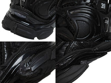 画像をギャラリービューアに読み込む, 極美品 BALENCIAGA バレンシアガ スニーカー RUNNER ランナー ユーズド加工 656065 W3RA1 1000 ブラック サイズ39 中古 54605
