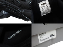 画像をギャラリービューアに読み込む, 極美品 BALENCIAGA バレンシアガ スニーカー RUNNER ランナー ユーズド加工 656065 W3RA1 1000 ブラック サイズ39 中古 54605