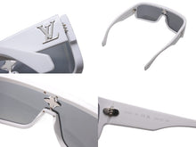 Load image into Gallery viewer, LOUIS VUITTON ルイヴィトン サングラス サイクロン スポーツ 22AW 140□00 120 ホワイト Z1742U シルバー金具 美品 中古 54621