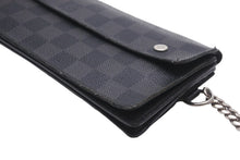 Load image into Gallery viewer, LOUIS VUITTON ルイヴィトン ダミエグラフィット アコルディオン 長財布 チェーン付き ブラック N60023 中古 54633