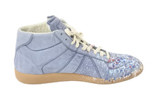 Load image into Gallery viewer, Maison Margiela マルタンマルジェラ スニーカー レプリカ ジャーマントレーナー ペイント ハイカット ネイビー 46 良品 中古 54634
