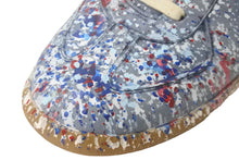 Load image into Gallery viewer, Maison Margiela マルタンマルジェラ スニーカー レプリカ ジャーマントレーナー ペイント ハイカット ネイビー 46 良品 中古 54634
