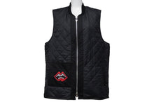 画像をギャラリービューアに読み込む, 極美品 CHROME HEARTS × Matty Boy クロムハーツ マッティボーイ ナイロン キルティング ベスト ブラック 口 サイズL 中古 54672