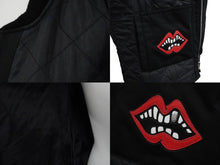 画像をギャラリービューアに読み込む, 極美品 CHROME HEARTS × Matty Boy クロムハーツ マッティボーイ ナイロン キルティング ベスト ブラック 口 サイズL 中古 54672