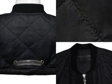 画像をギャラリービューアに読み込む, 極美品 CHROME HEARTS × Matty Boy クロムハーツ マッティボーイ ナイロン キルティング ベスト ブラック 口 サイズL 中古 54672