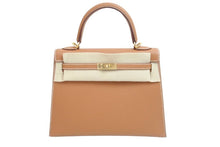 Load image into Gallery viewer, 新品未使用 HERMES エルメス ケリー25 B刻印 ゴールド エプソン 外縫い 2023年 G金具 中古 54683