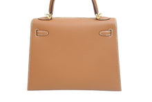 Load image into Gallery viewer, 新品未使用 HERMES エルメス ケリー25 B刻印 ゴールド エプソン 外縫い 2023年 G金具 中古 54683