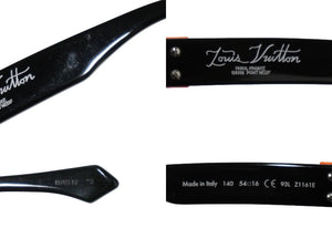 LOUIS VUITTON Louis Vuitton Sunglasses Skeptical 54□16 Black x Orange Z1161E Good Condition Used 54692