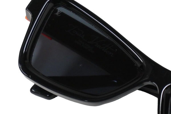 LOUIS VUITTON Louis Vuitton Sunglasses Skeptical 54□16 Black x Orange Z1161E Good Condition Used 54692