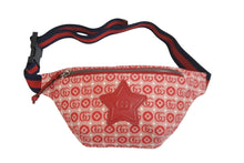 画像をギャラリービューアに読み込む, 極美品 GUCCI グッチ キッズ ウエストバッグ・ボディバッグ バックル 502095/527066 GG コットン レッド シルバー金具 中古 54693