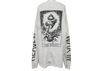 画像をギャラリービューアに読み込む, SAINT MICHAEL セントマイケル 長袖Ｔシャツ WIHフロントマリアバックハートロングT コットン ホワイト XL 美品 中古 54706