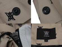 画像をギャラリービューアに読み込む, ANEW GOLF アニューゴルフ アウター レインコート ジャケット ベージュ サイズM AGCSWJK528 美品 中古 54708