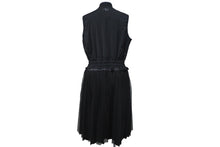 画像をギャラリービューアに読み込む, ANEW GOLF アニューゴルフ ゴルフウェアー ワンピース レース ポリエステル ブラック AGCMWJK06 美品 中古 54709