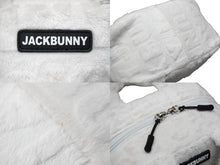画像をギャラリービューアに読み込む, Jack Bunny ジャックバニー ゴルフ ゴルフブランド ハンドバッグ ポーチ ファー ホワイト 美品 中古 54711