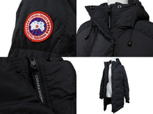 画像をギャラリービューアに読み込む, CANADA GOOSE カナダグース ダウンジャケット アリストンコート 5077L ポリエステル ポリアミド ブラック S 美品 中古 54714