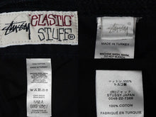 画像をギャラリービューアに読み込む, STUSSY ステューシー イージーパンツ ワイドパンツ ボトムス Brushed Beach 116553 コットン ブラック M メンズ 美品 中古 54741