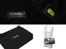 画像をギャラリービューアに読み込む, CHANEL シャネル パッチワーク ツイード チェーン ショルダーバッグ 16番台 シルバー金具 ココマーク ロゴ マルチ 美品 中古 54788