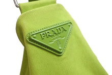 Load image into Gallery viewer, PRADA プラダ ショルダーバッグ エンボスロゴ トライアングル 2VY007_010_F0613_V_OLO ライトグリーン 美品 中古 54799