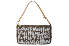 画像をギャラリービューアに読み込む, LOUIS VUITTON ルイヴィトン ポーチ グラフィティ ポシェット アクセソワール ゴールド金具 M92192 美品 中古 54807
