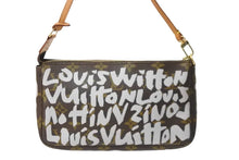画像をギャラリービューアに読み込む, LOUIS VUITTON ルイヴィトン ポーチ グラフィティ ポシェット アクセソワール ゴールド金具 M92192 美品 中古 54807