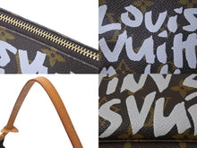 画像をギャラリービューアに読み込む, LOUIS VUITTON ルイヴィトン ポーチ グラフィティ ポシェット アクセソワール ゴールド金具 M92192 美品 中古 54807
