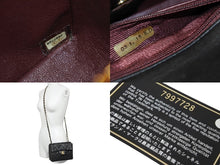 画像をギャラリービューアに読み込む, CHANEL シャネル ミニマトラッセ ショルダーバッグ 7番台 ココマーク ラムスキン ブラック ゴールド 美品 中古 54815