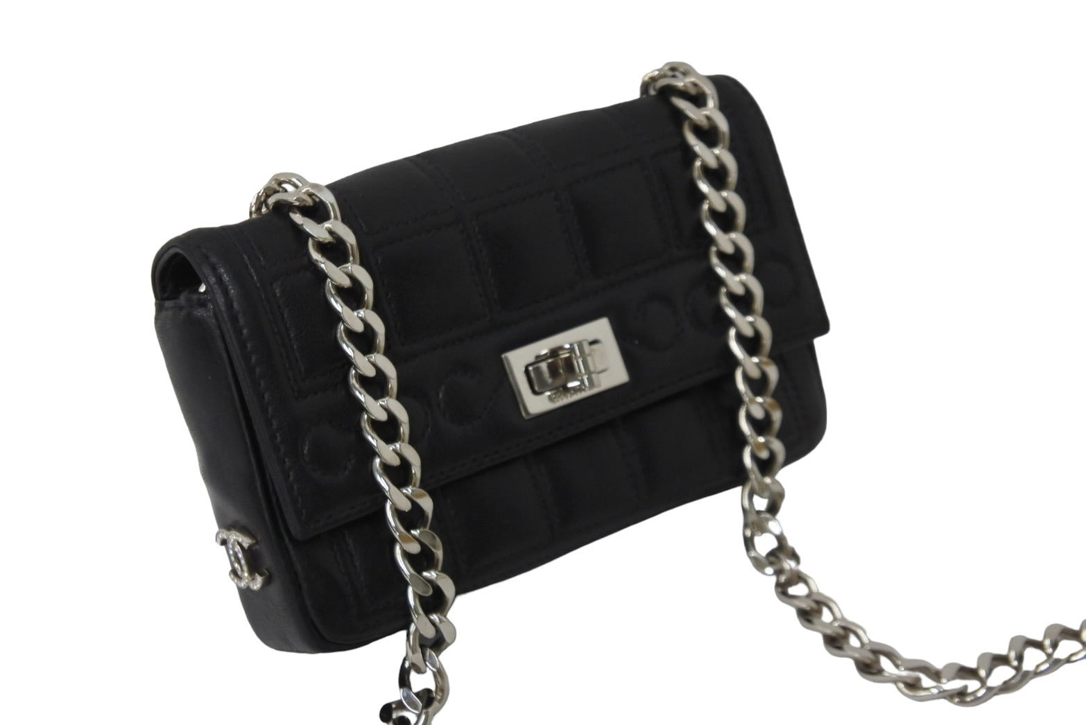 CHANEL シャネル 2.55チョコバーチェーンミニショルダーバッグ