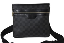 Load image into Gallery viewer, LOUIS VUITTON ルイヴィトン ショルダーバッグ N58028 トマス ブラック ダミエ グラフィット シルバー金具 美品 中古 54842