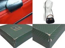 画像をギャラリービューアに読み込む, GUCCI グッチ バンブーミニ 2WAYバッグ ハンドバッグ ショルダーバッグ 000 01 0188 カーフレザー ブラック 美品 中古 54863