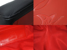 Load image into Gallery viewer, Christian Louboutin クリスチャンルブタン クラッチバッグ 20SS ブラスターブラック レッド カーフ 1205142CM53 美品 中古 54865