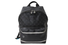 画像をギャラリービューアに読み込む, LOUIS VUITTON ルイヴィトン リュック 藤原ヒロシ フラグメント M43408 アポロ ブラック モノグラムエクリプス 良品 中古 54868