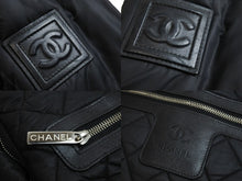 画像をギャラリービューアに読み込む, CHANEL シャネル ナイロン コココクーン リュックサック 19番台 ココマーク ロゴ バックパック ブラック 美品 中古 54880