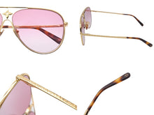 画像をギャラリービューアに読み込む, 極美品 LOUIS VUITTON ルイヴィトン サングラス LV スター・パイロット 61□１０ Z1868U ゴールド金具 中古 54900