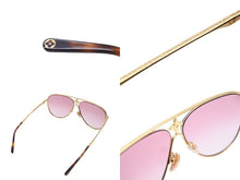 画像をギャラリービューアに読み込む, 極美品 LOUIS VUITTON ルイヴィトン サングラス LV スター・パイロット 61□１０ Z1868U ゴールド金具 中古 54900