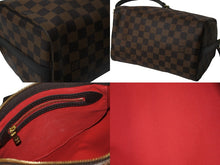 画像をギャラリービューアに読み込む, 極美品 LOUIS VUITTON ルイヴィトン ハンドバッグ N41368 スピーディバンドリエール25 ダミエ エベヌ ゴールド金具 中古 54903