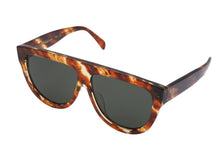 Load image into Gallery viewer, 新品未使用 CELINE セリーヌ サングラス CL40001F ブラウン グリーン プラスチック 60□12-150 中古 54905