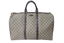 画像をギャラリービューアに読み込む, 極美品 GUCCI グッチ ボストンバッグ 206501 ベージュ GGスプリームキャンバス ゴールド金具 中古 54916