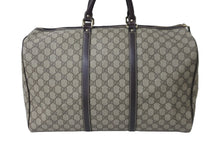 画像をギャラリービューアに読み込む, 極美品 GUCCI グッチ ボストンバッグ 206501 ベージュ GGスプリームキャンバス ゴールド金具 中古 54916