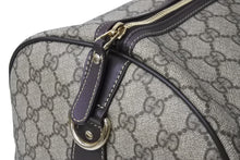 画像をギャラリービューアに読み込む, 極美品 GUCCI グッチ ボストンバッグ 206501 ベージュ GGスプリームキャンバス ゴールド金具 中古 54916