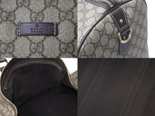 画像をギャラリービューアに読み込む, 極美品 GUCCI グッチ ボストンバッグ 206501 ベージュ GGスプリームキャンバス ゴールド金具 中古 54916