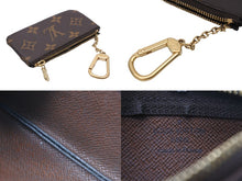 画像をギャラリービューアに読み込む, LOUIS VUITTON ルイヴィトン コインケース モノグラム ポシェット クレ M62650 ブラウン ゴールド金具 美品 中古 54918